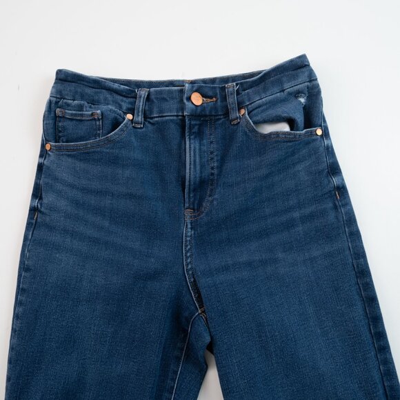 EXPRESS Modern Straight Super High Rise jeans size S - Picture 6 of 8